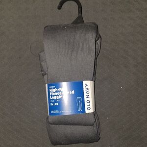 🆕️Old Navy Dark Gray Women's Fleece-Lined Leggings XL